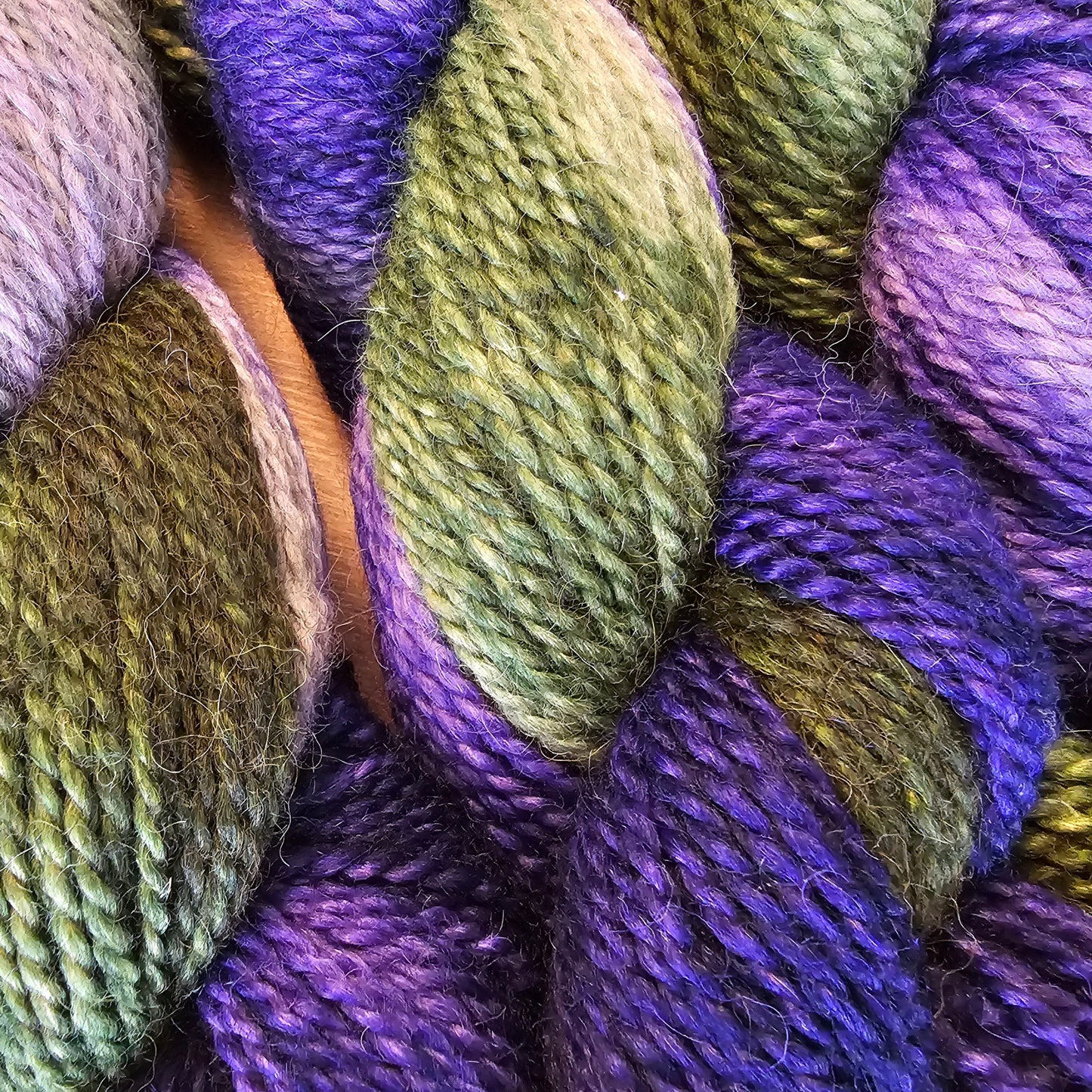 DK "Morning Glory" Hand Dyed Alpaca Yarn