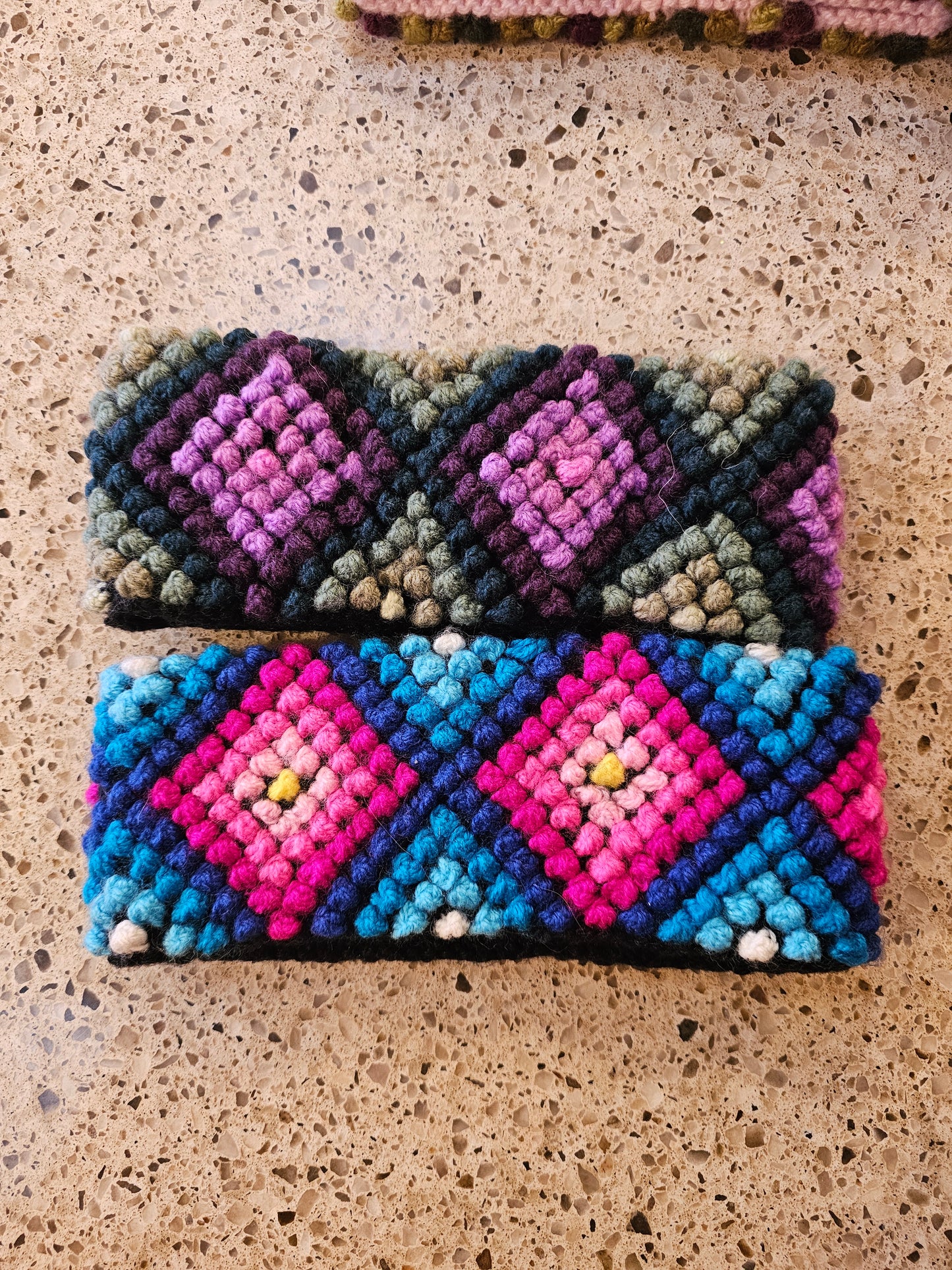 Alpaca Bobble Knit Headband