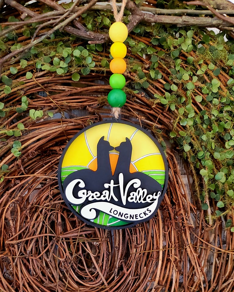 Great Valley Longnecks Wood Ornament