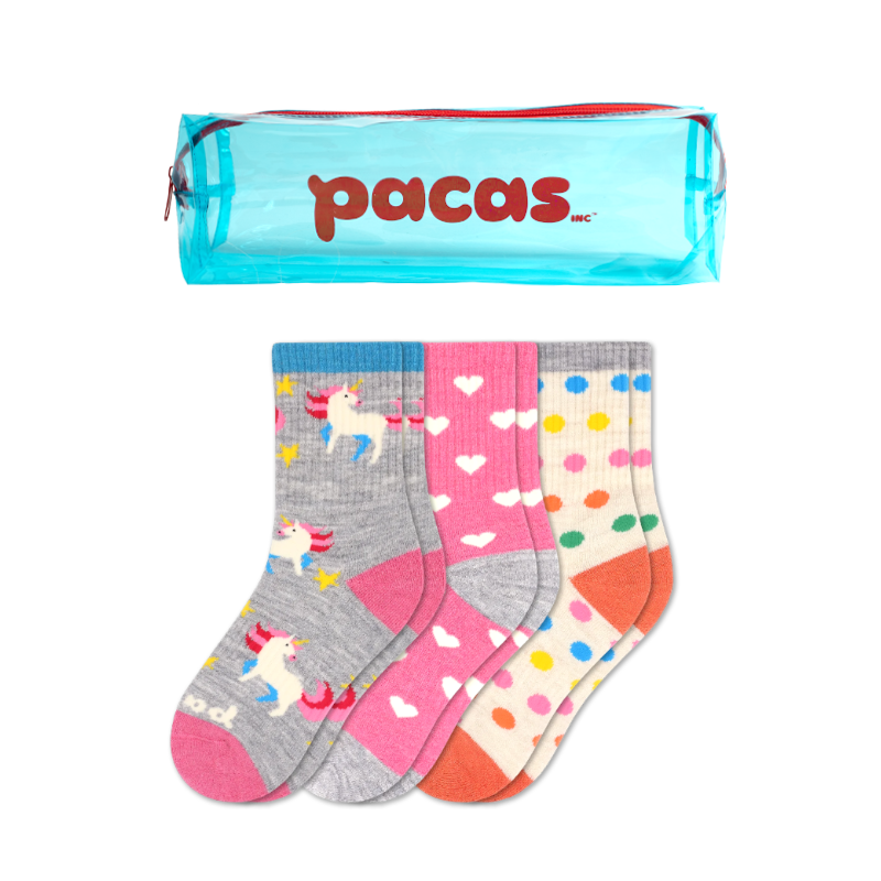 3 Pack - Kids' Crew Pacas Socks