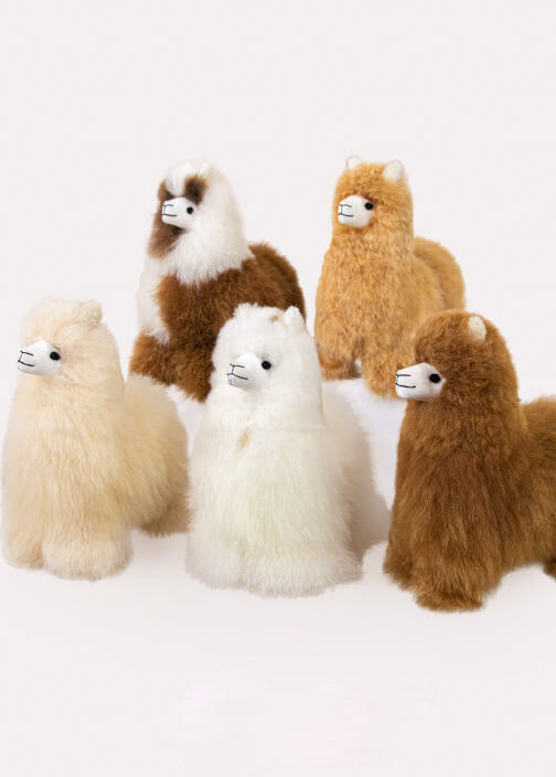 9 inch Standing Alpaca