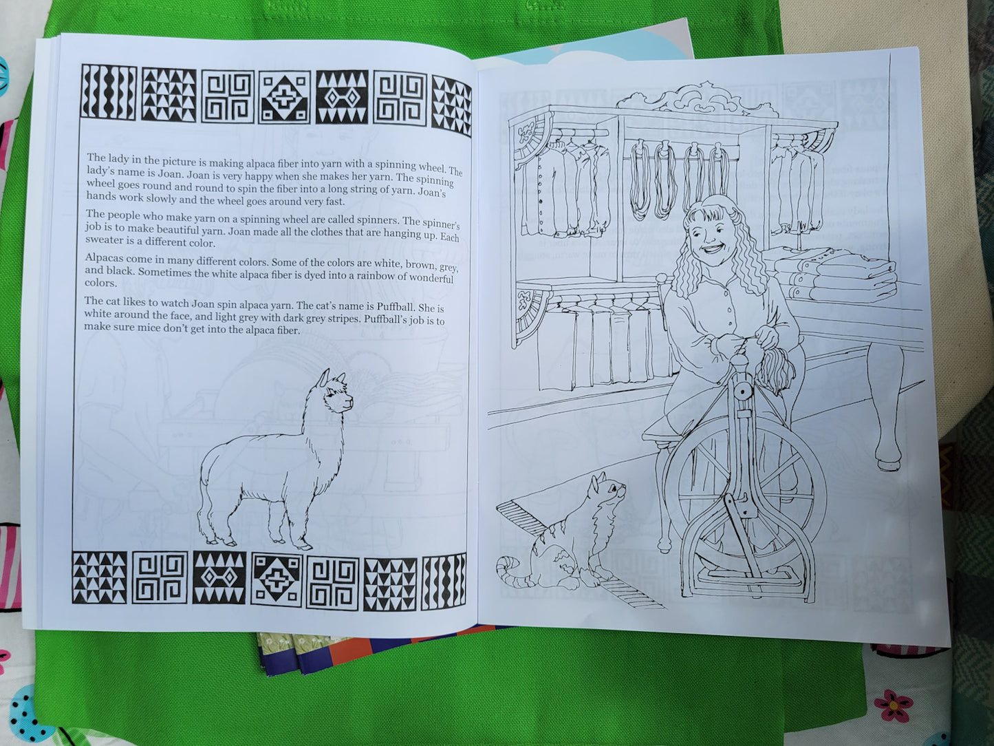 Activity coloring book
