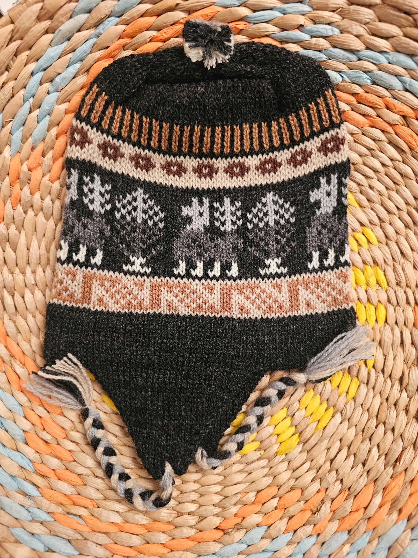 Alpaca Infant Toddler Chullo Hat