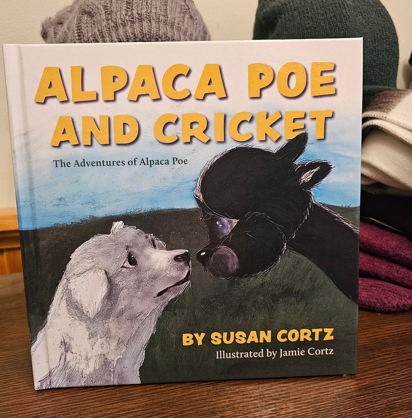 Alpaca Poe and Cricket by Susan Cortz Hardcover