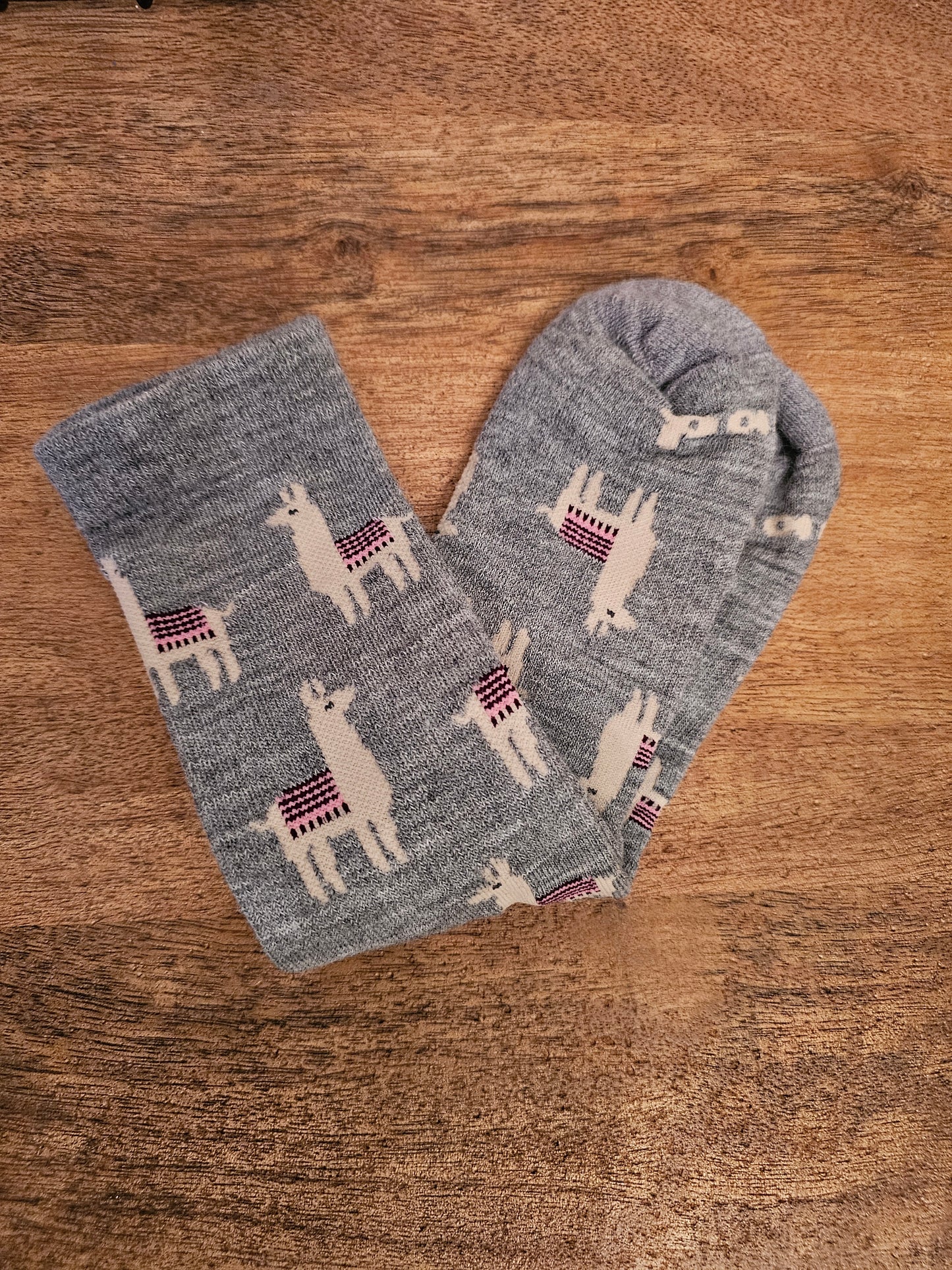 Women's Crew Fun Pink Designs Pacas Socks