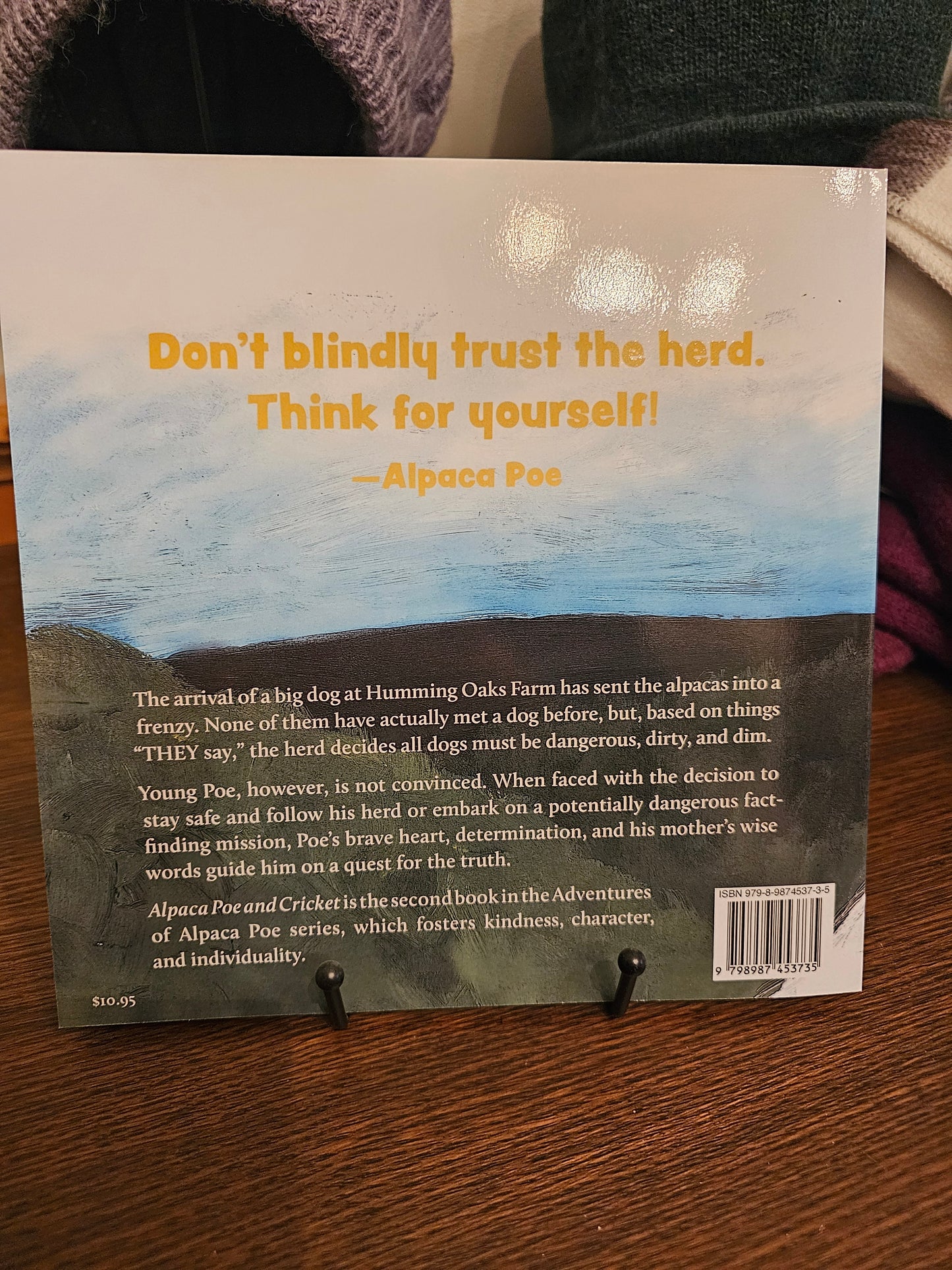 Alpaca Poe and Cricket by Susan Cortz Softcover