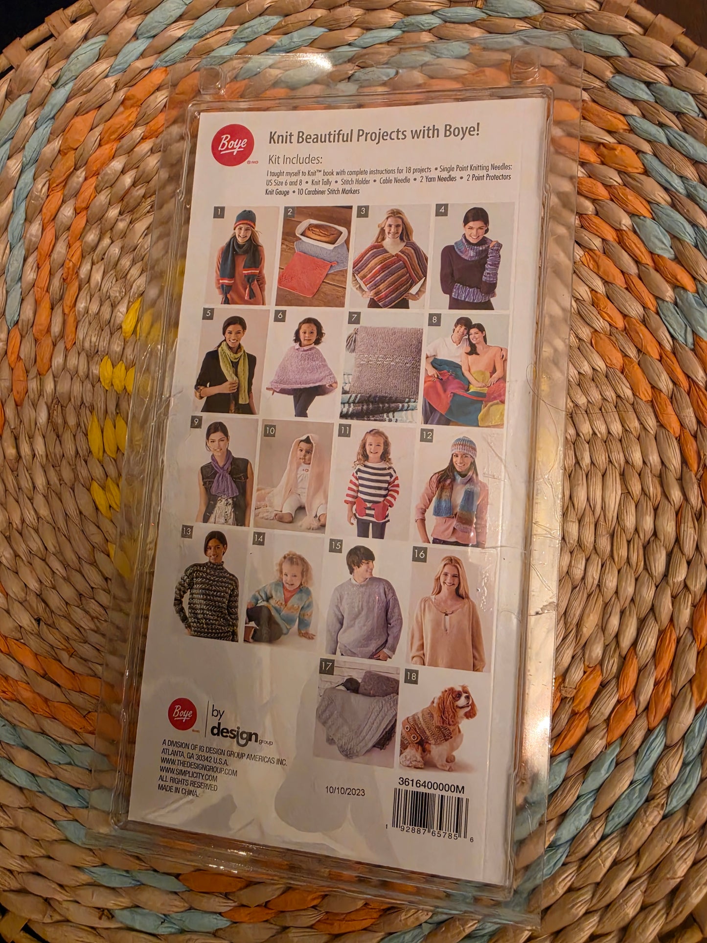 Boye I Taught Myself To Knit Kit