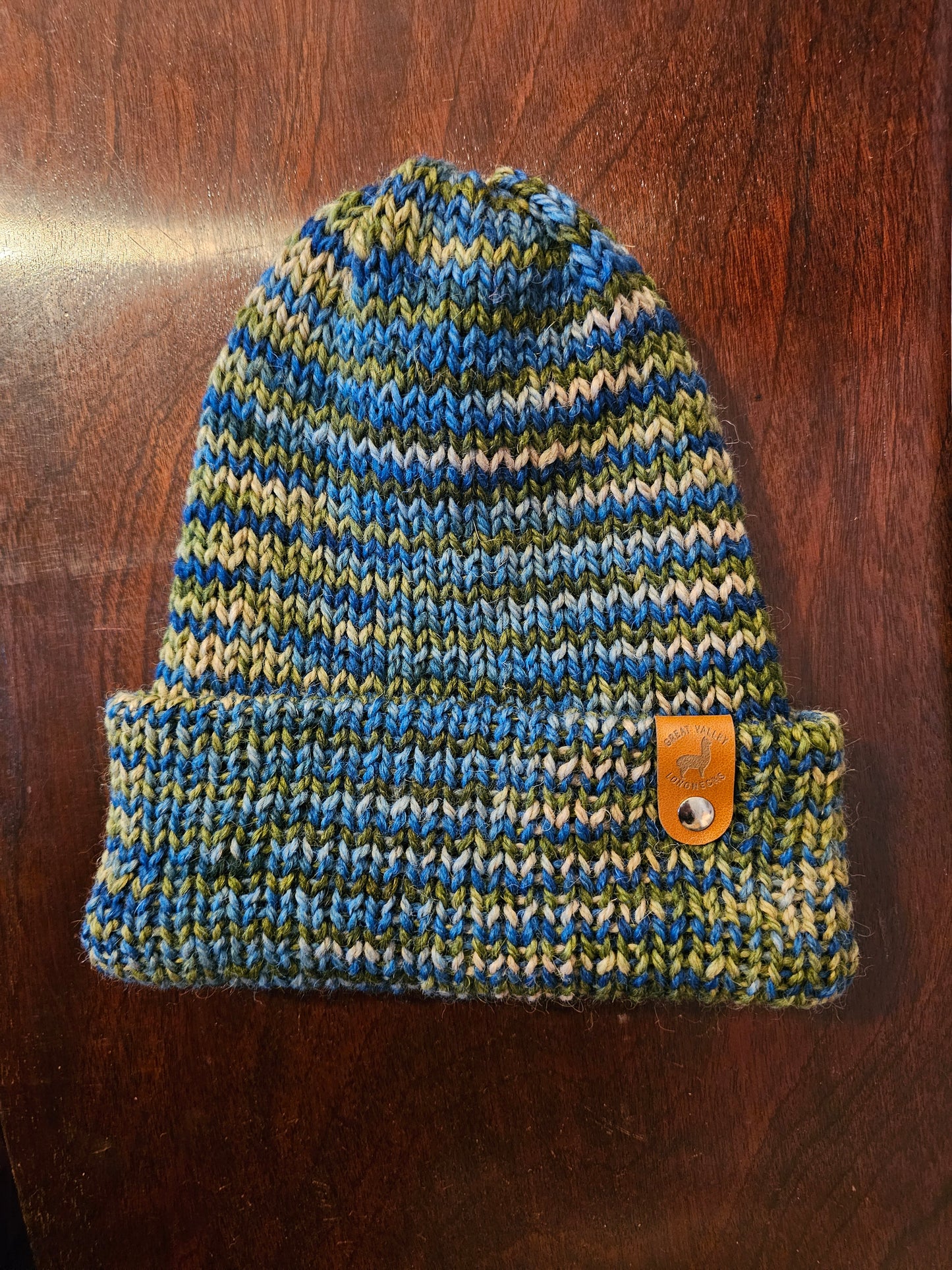 Handknit Michigan Alpaca Fiber Hat