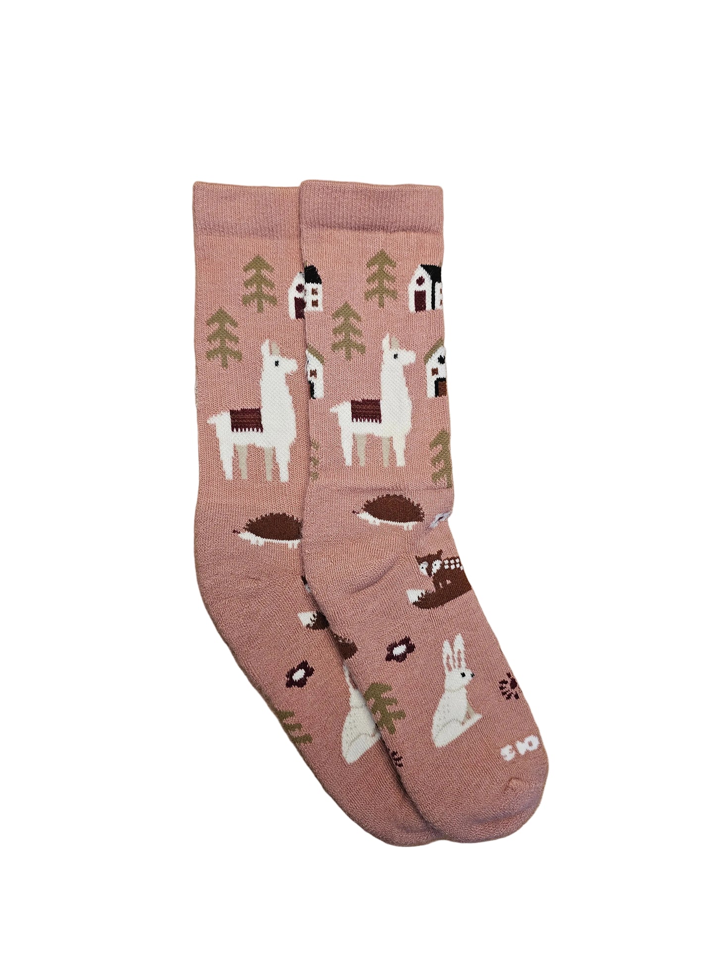 Women's Pacas Crew Woodland Alpaca Rose