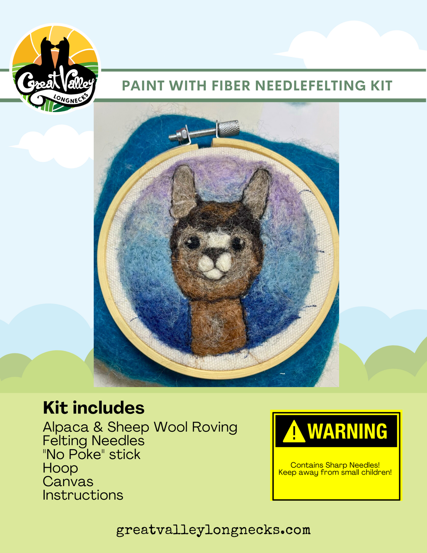 Paint with Fiber Needlefelt Kit