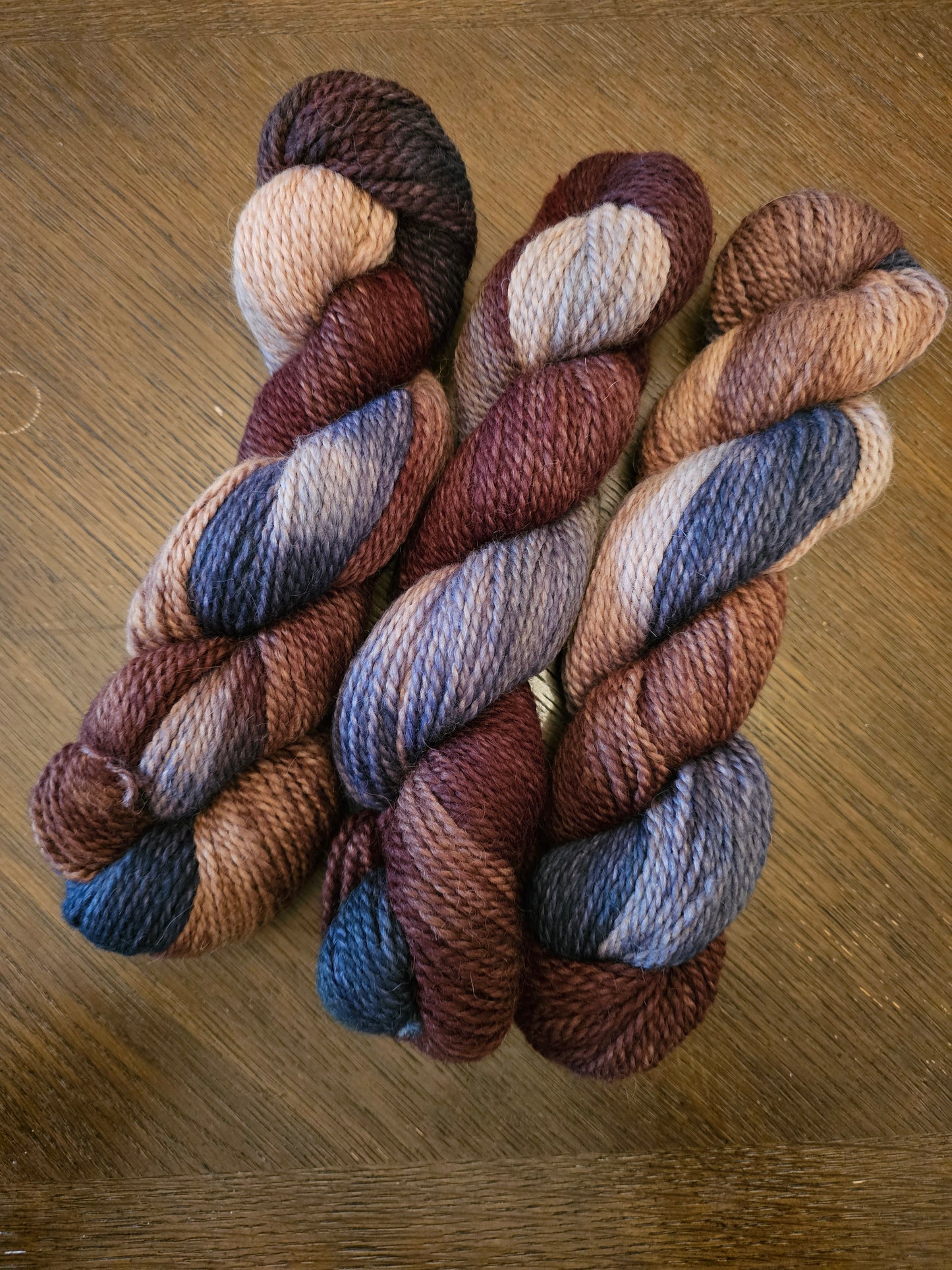 DK "Whispering Wind" Hand Dyed Alpaca Yarn