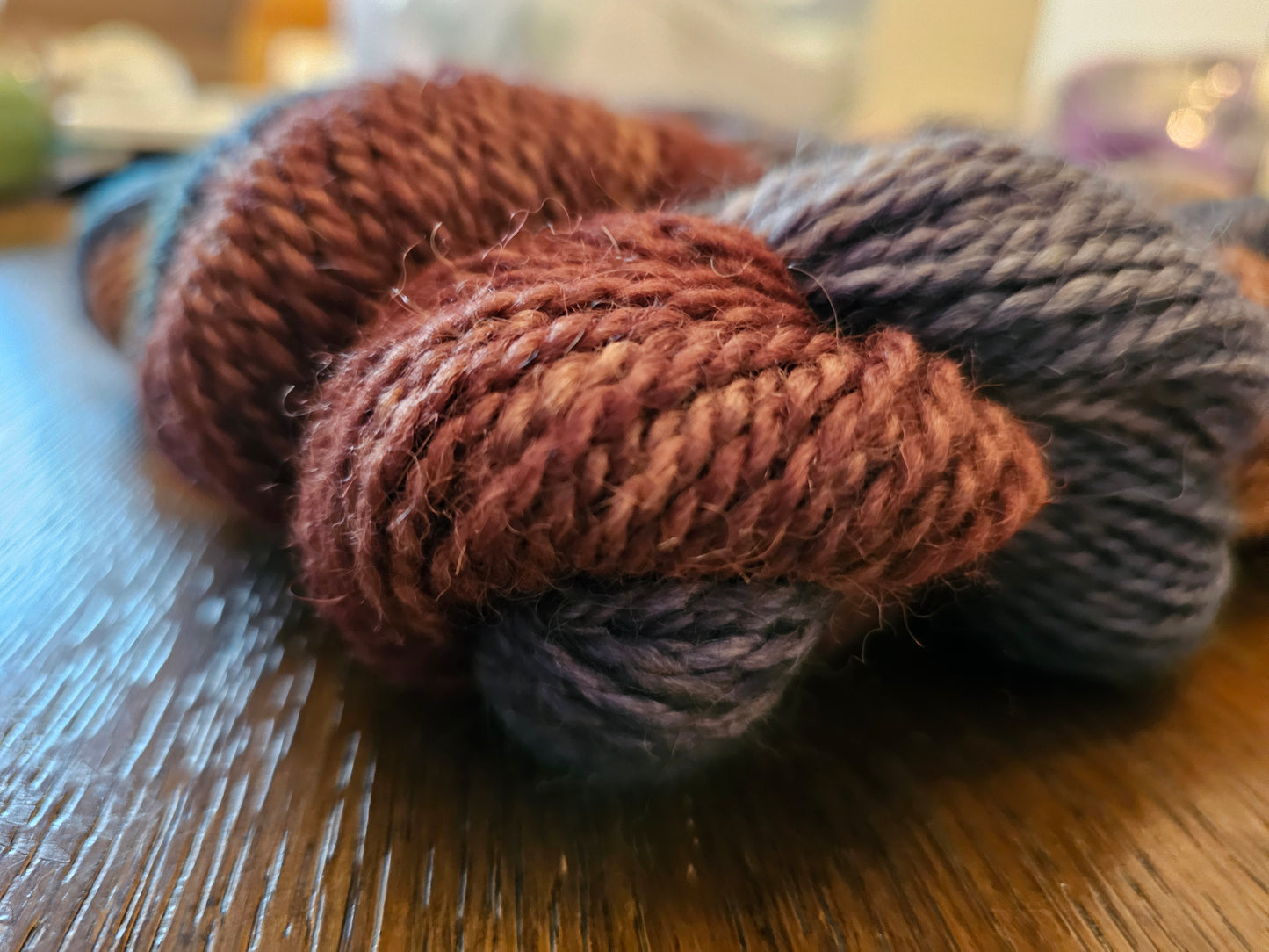 DK "Whispering Wind" Hand Dyed Alpaca Yarn