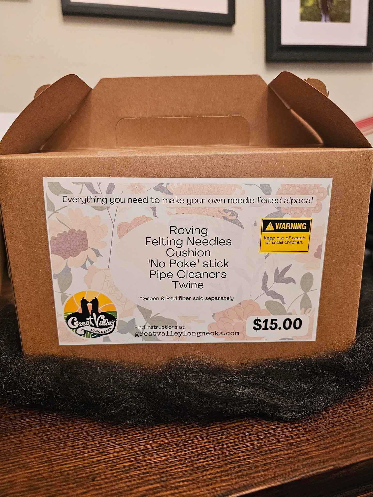 Alpaca Needle Felting Kit