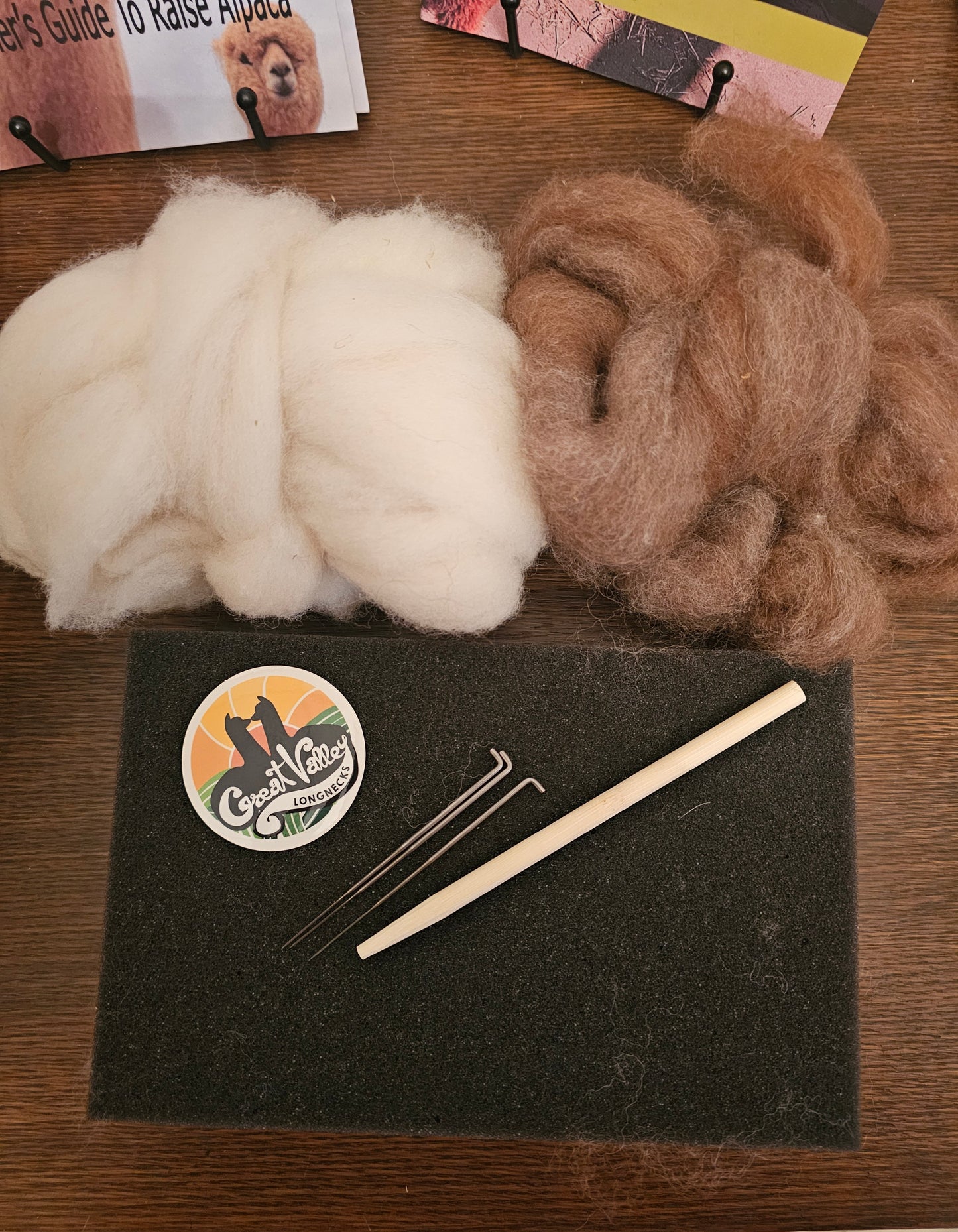 Alpaca Needle Felting Kit