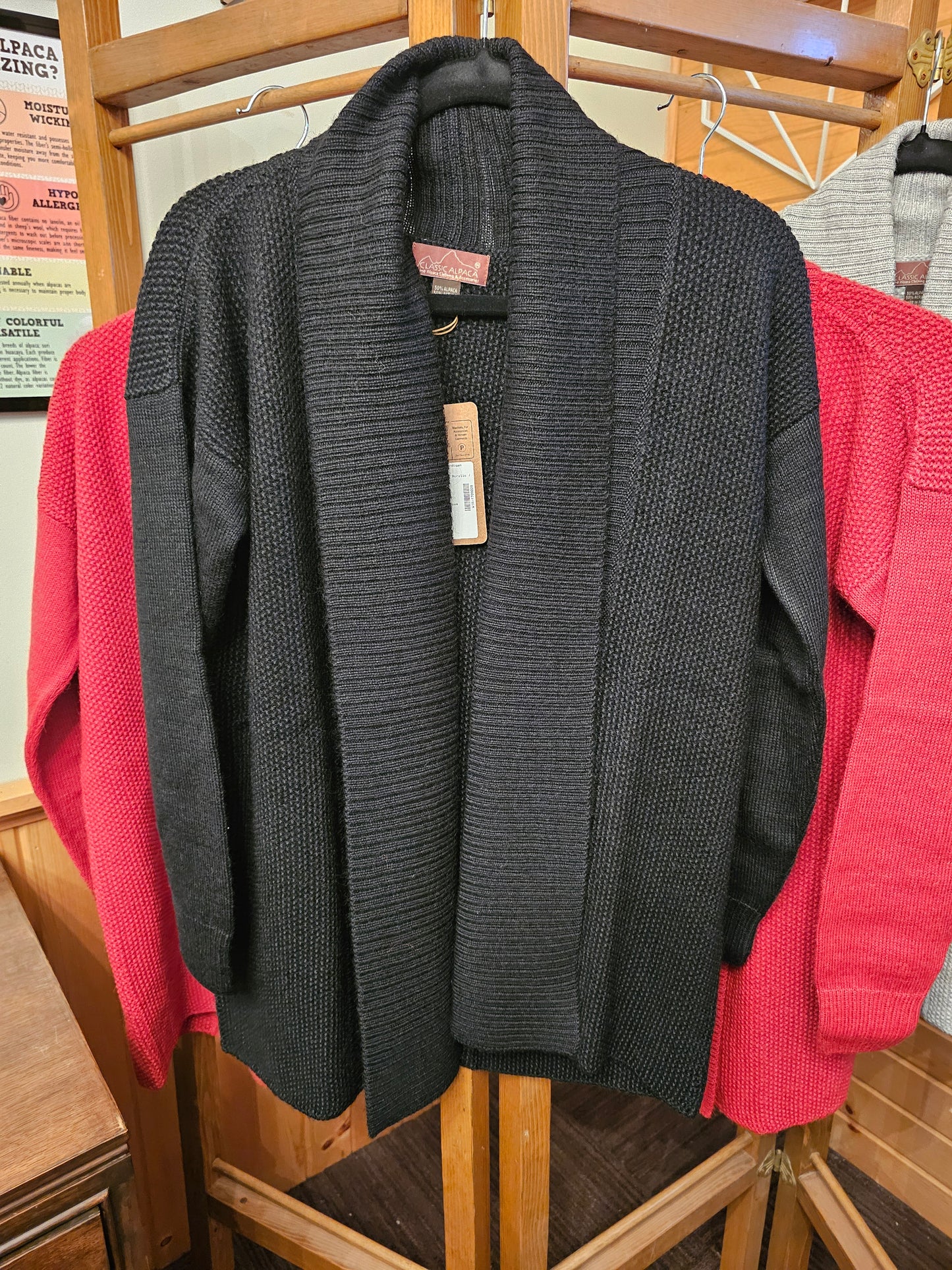 "Anna" Alpaca Cardigan