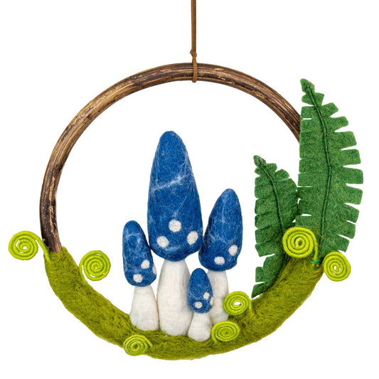 Blue Mystery Forest Ring