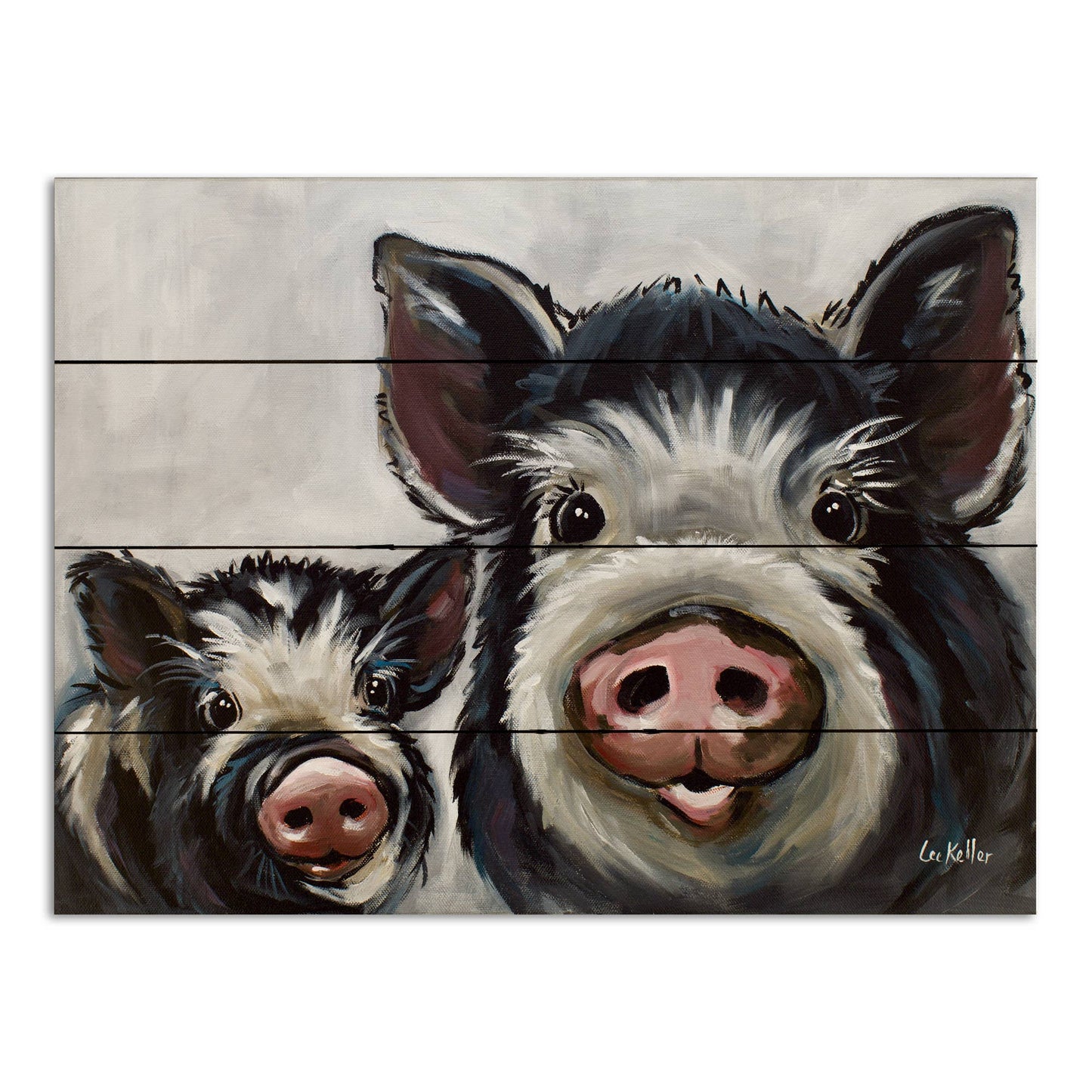 Pallet Wood Pig Sign 12x16", Farmhouse Pig Decor, Wood Art