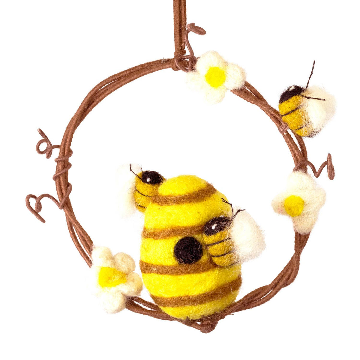 Busy Bees Mini Wreath