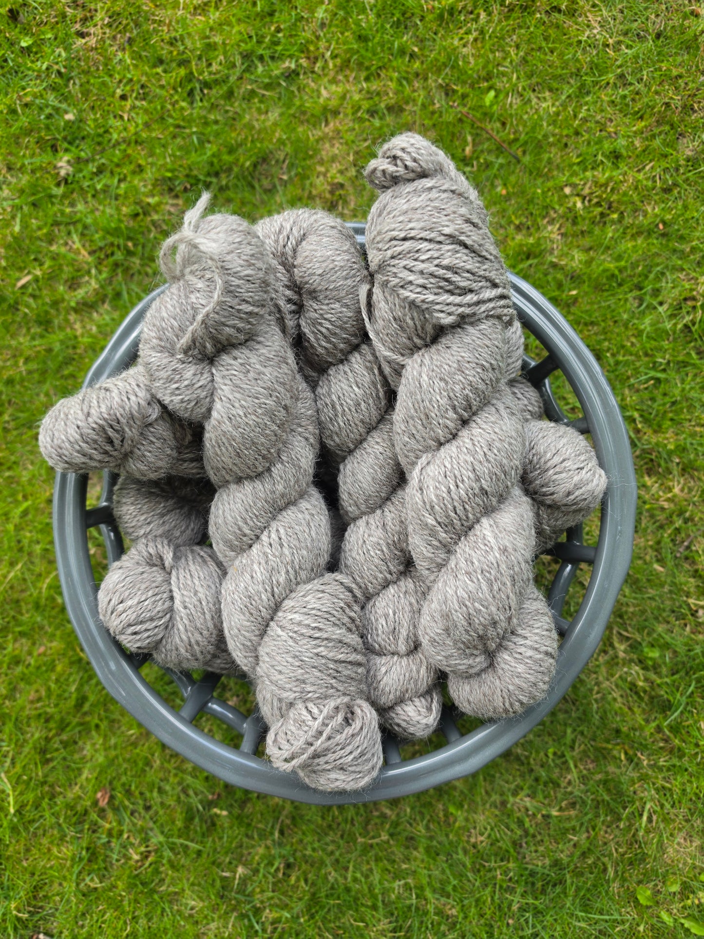 100% Alpaca Yarn Silver Gray from Herbie & Leia Worsted Weight