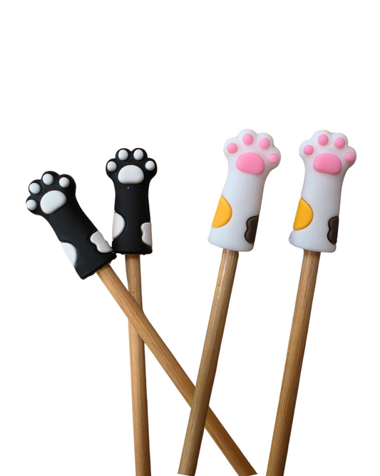 Cat Paw Knitting Needle Keepers