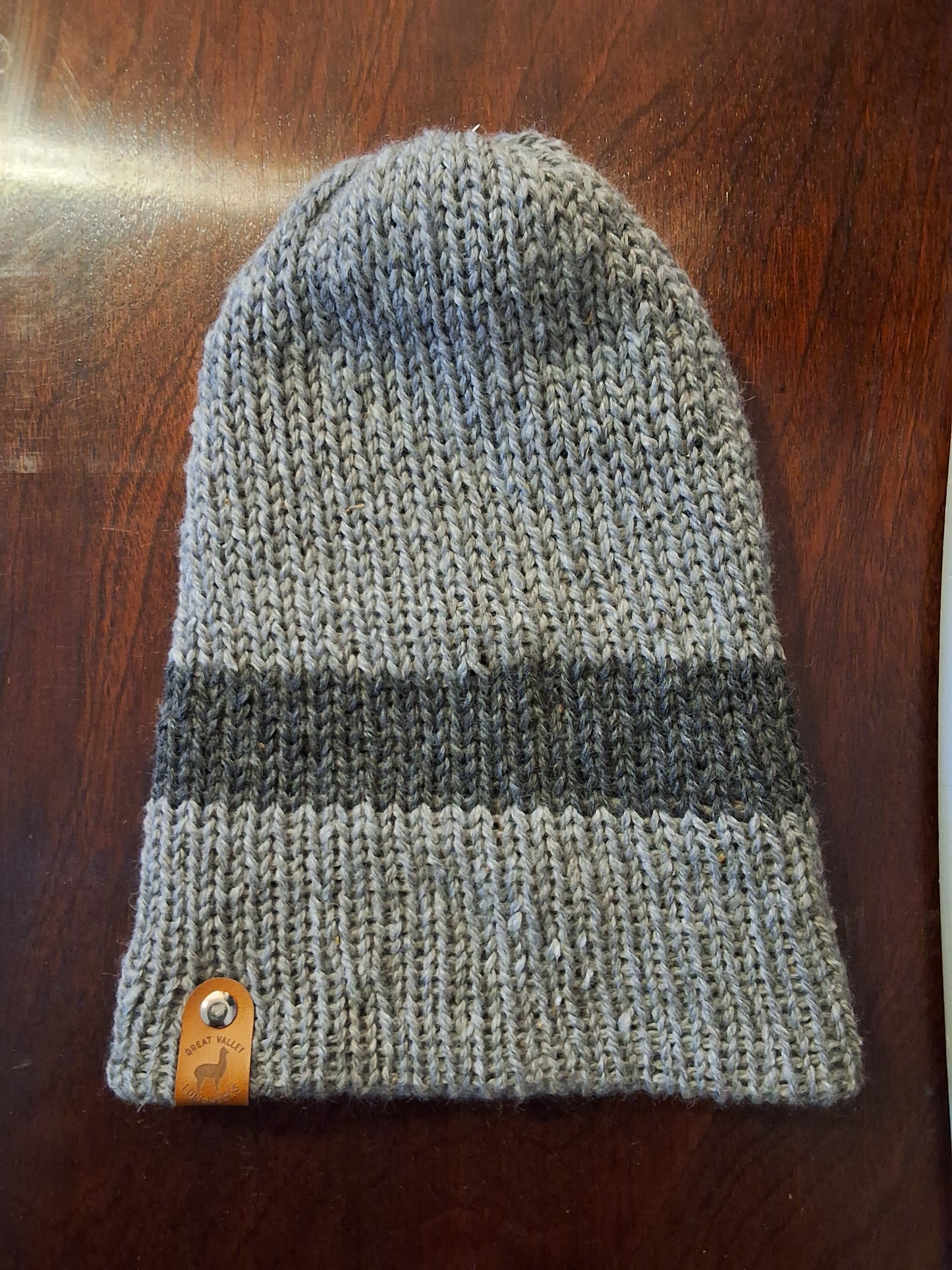 Handknit Michigan Alpaca Fiber Hat