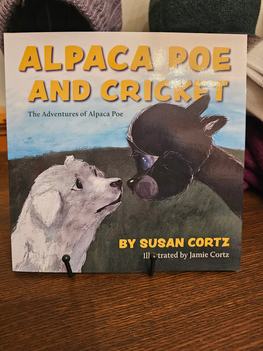 Alpaca Poe and Cricket by Susan Cortz Softcover