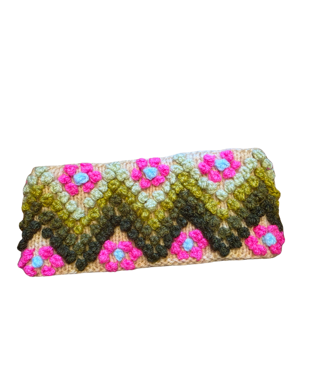 Alpaca Bobble Knit Headband