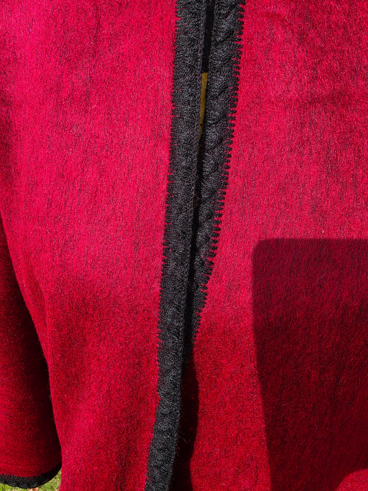 Alpaca Reversible Hooded Cape