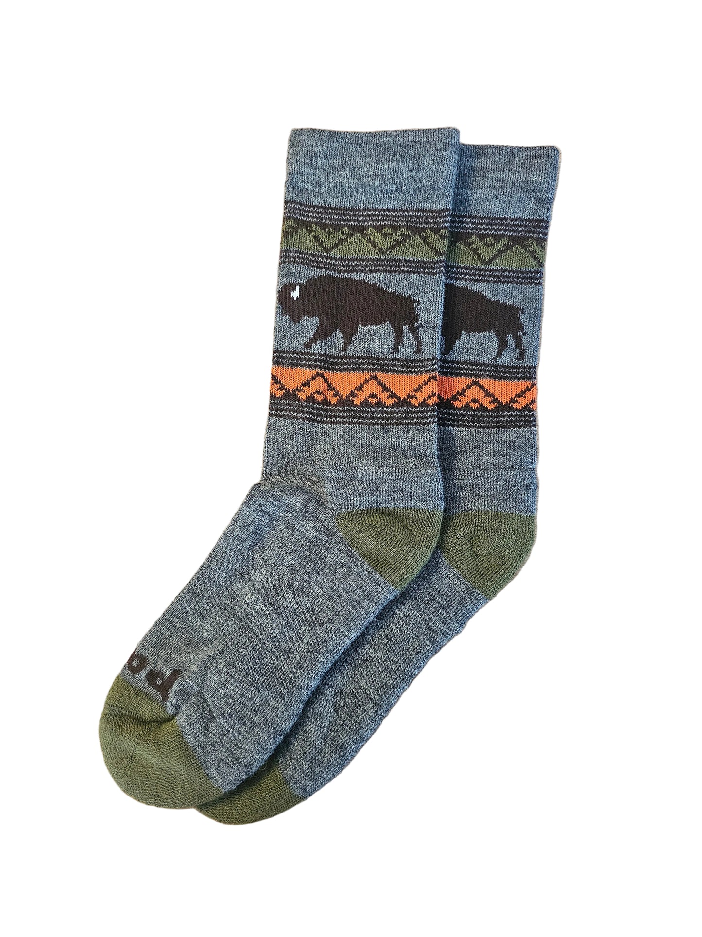 Men's Pacas Crew Socks Bison