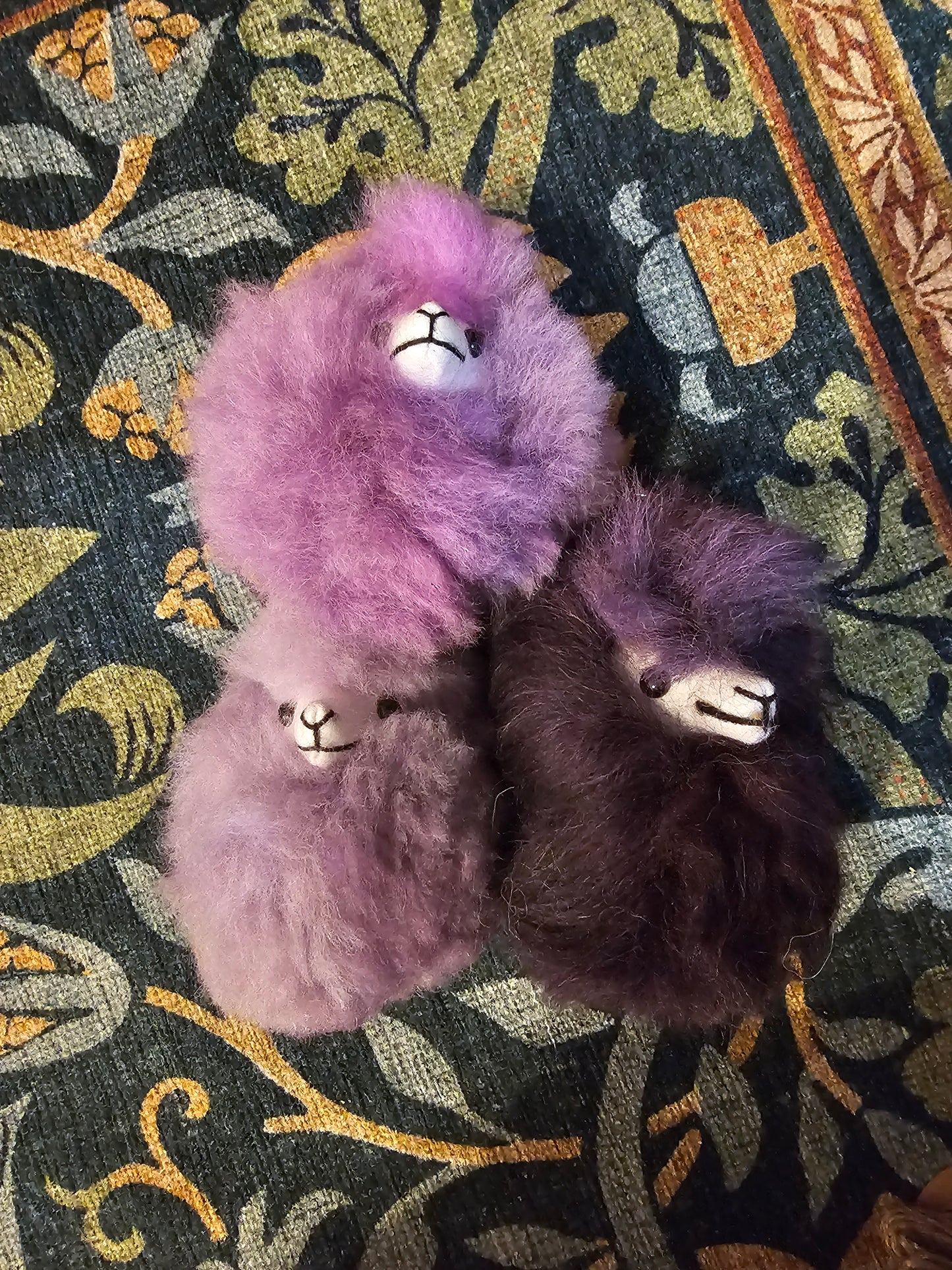 Fluffy Alpaca Keychain