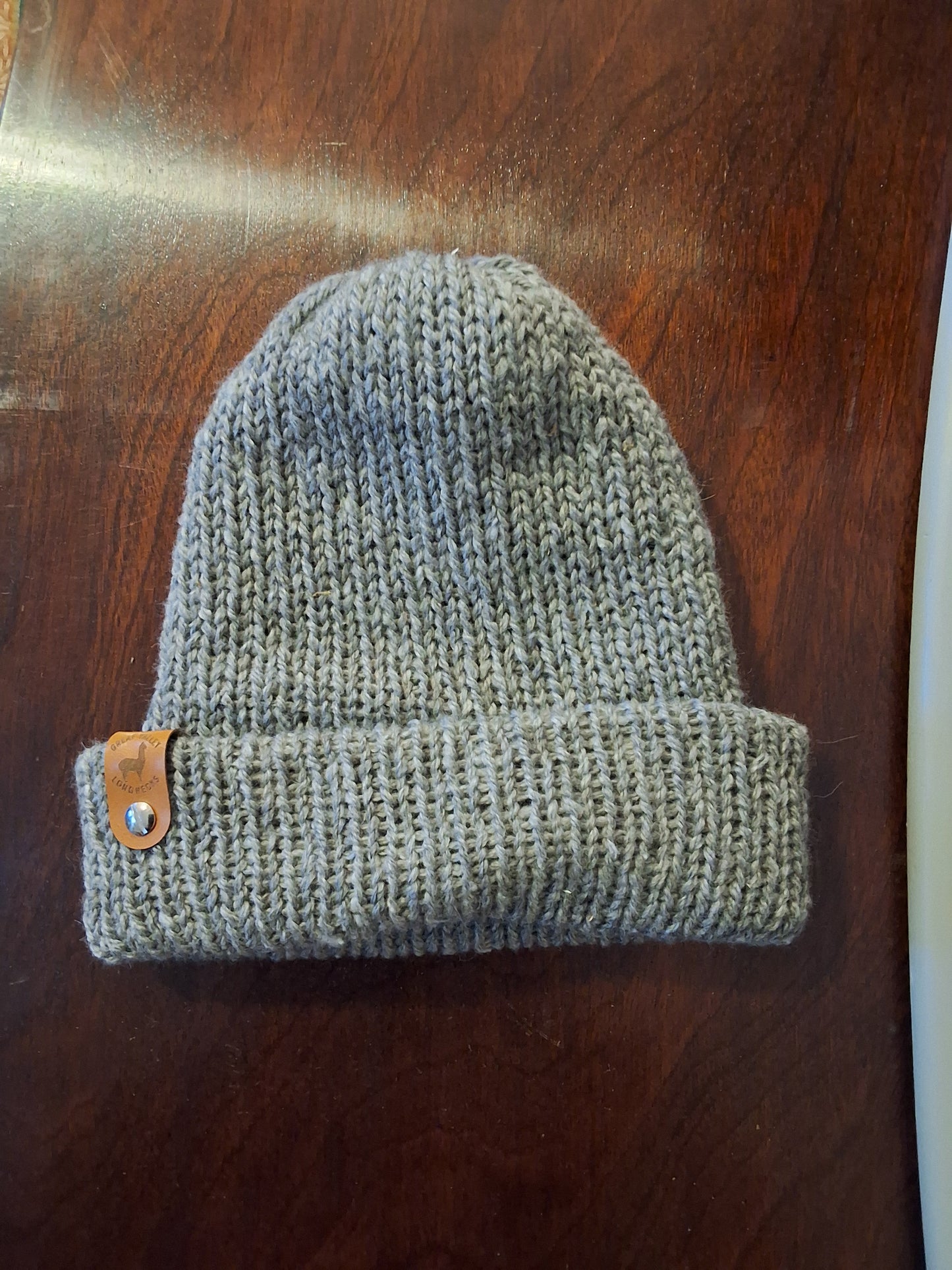 Handknit Michigan Alpaca Fiber Hat