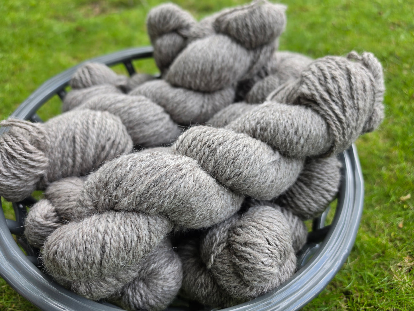 100% Alpaca Yarn Silver Gray from Herbie & Leia Worsted Weight
