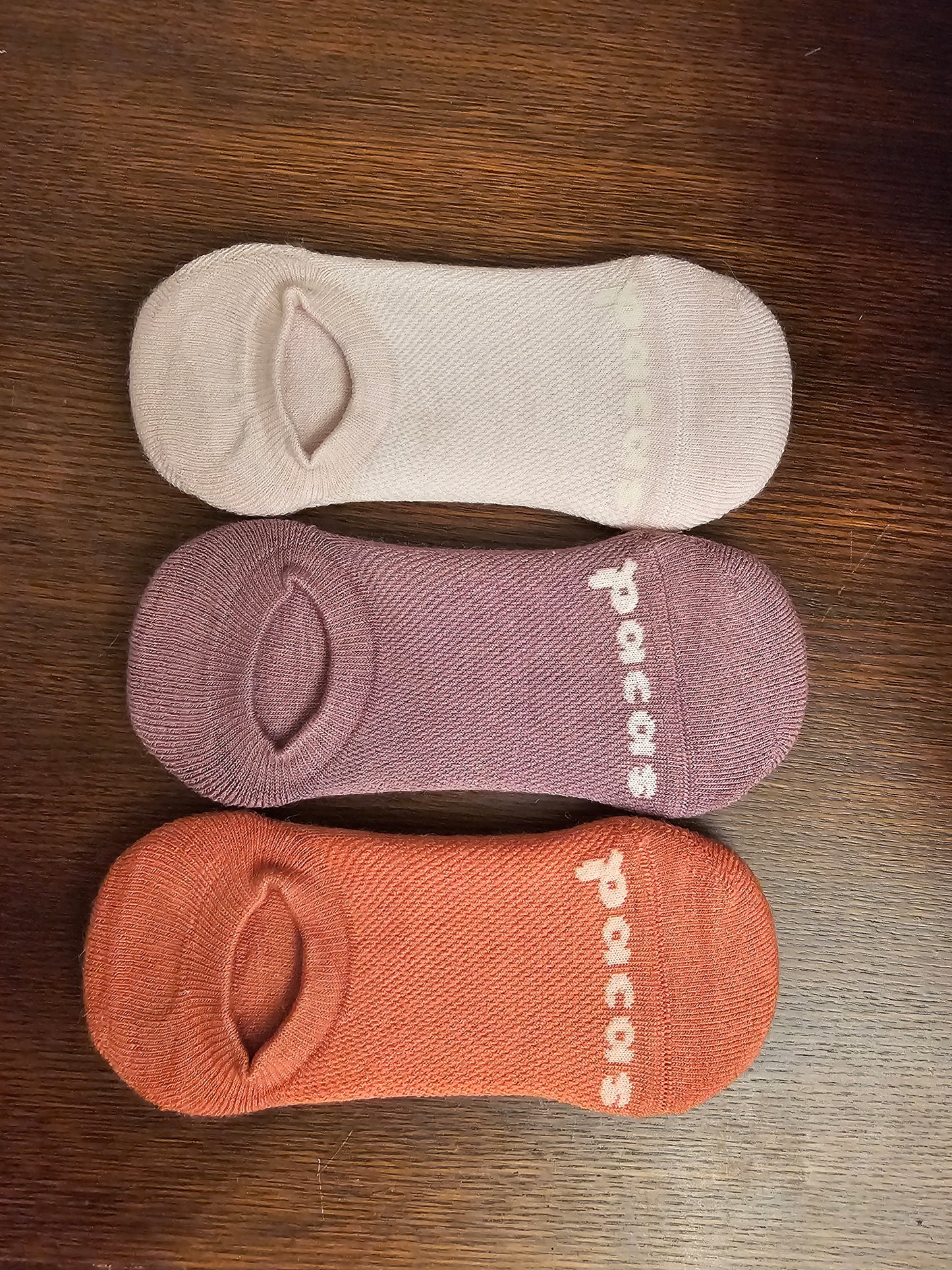 3 pack No Show Women's Pacas Socks
