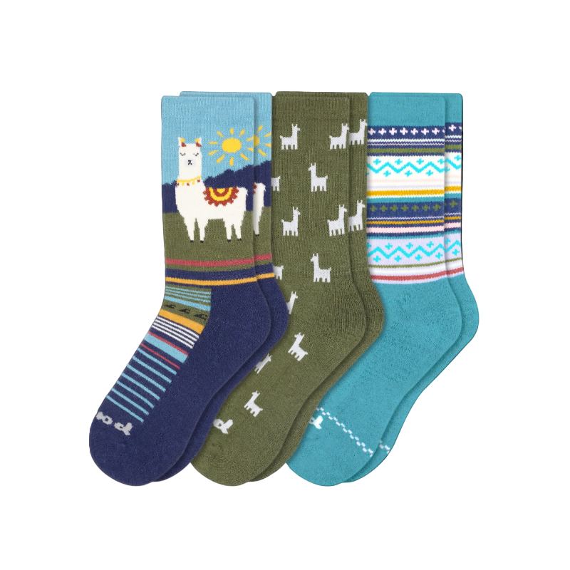Women's Bright & Sunny Pacas Crew Socks