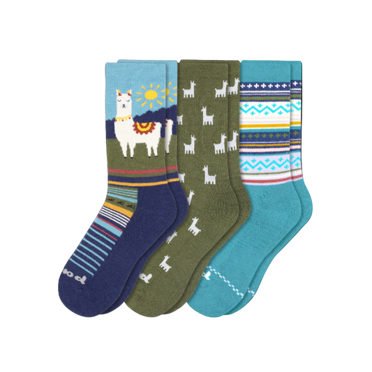 Women's Bright & Sunny Pacas Crew Socks