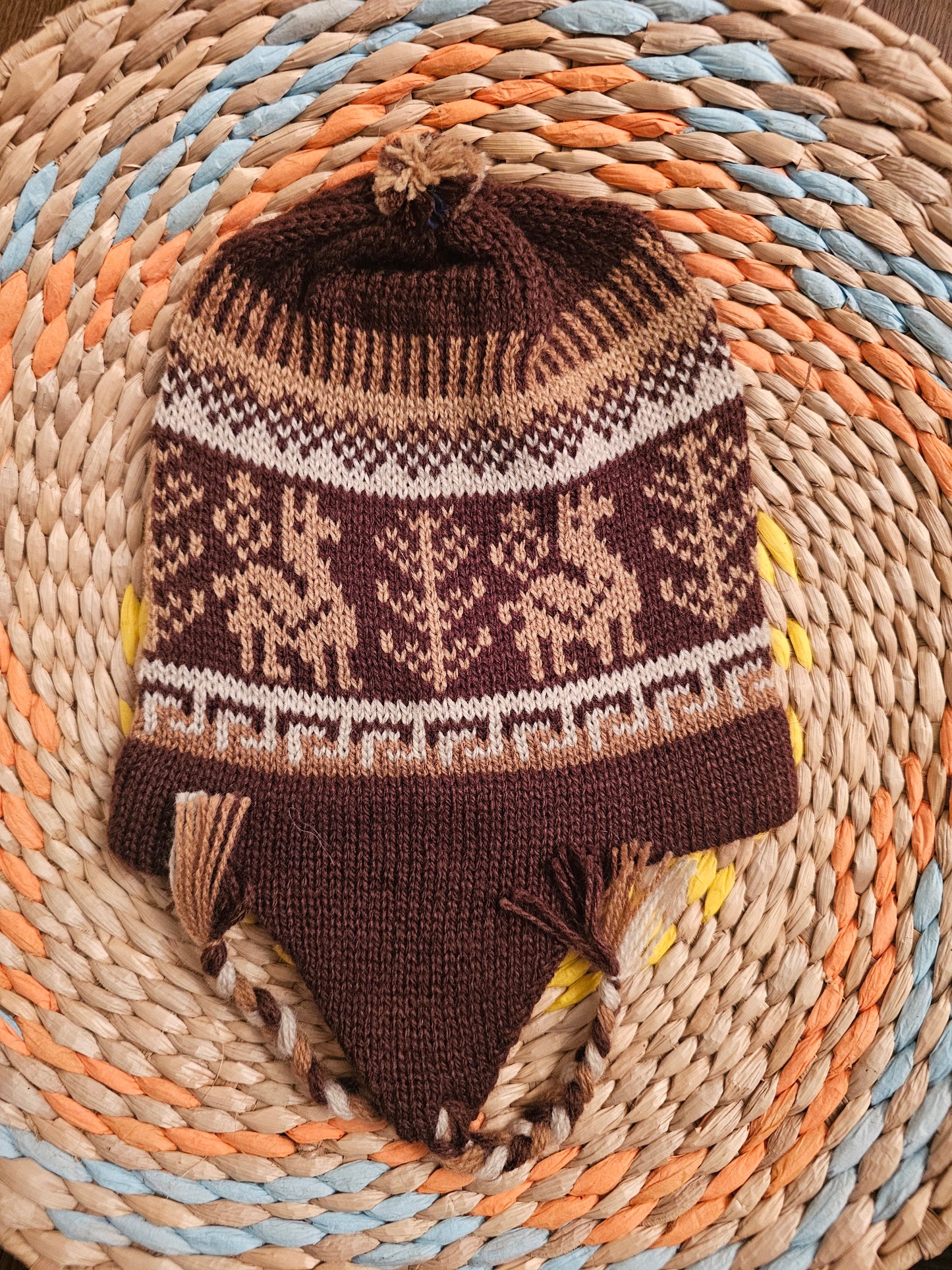 Alpaca Infant Toddler Chullo Hat
