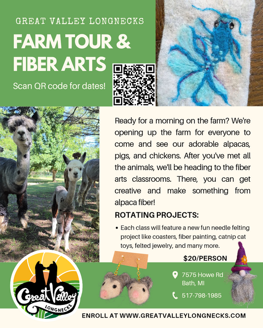 Farm Tour & Fiber Arts