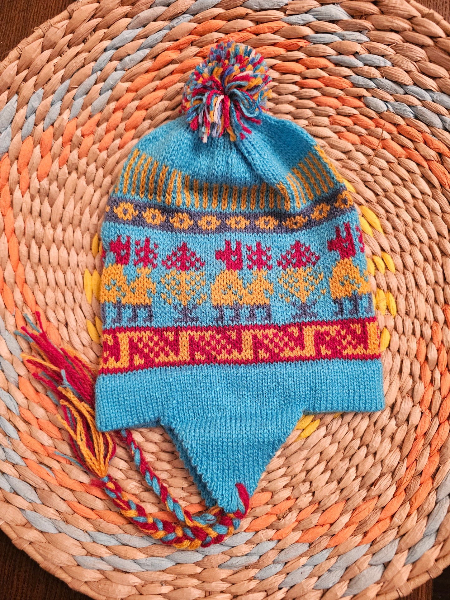 Alpaca Infant Toddler Chullo Hat