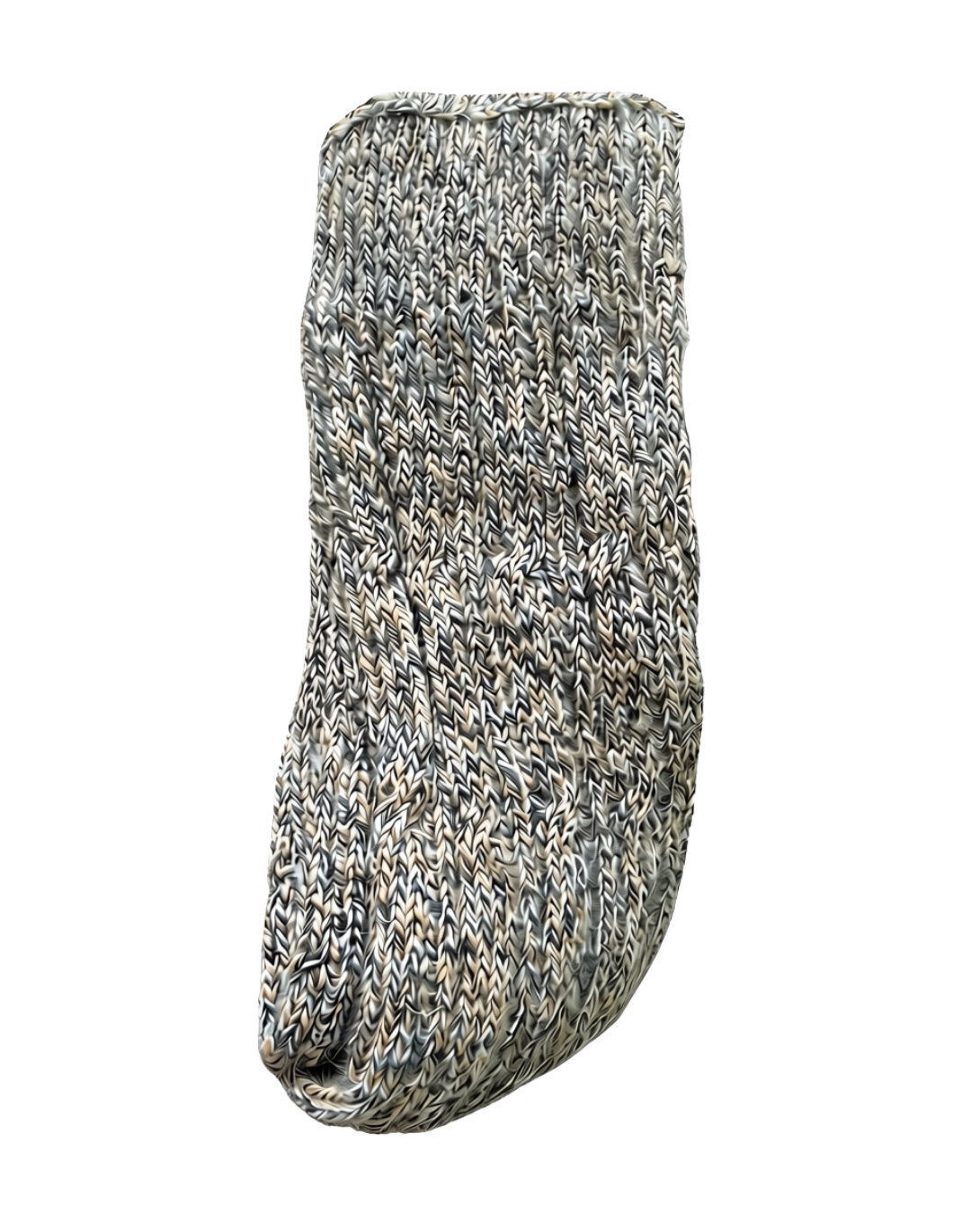 Dark Gray Alpaca Leg Warmers