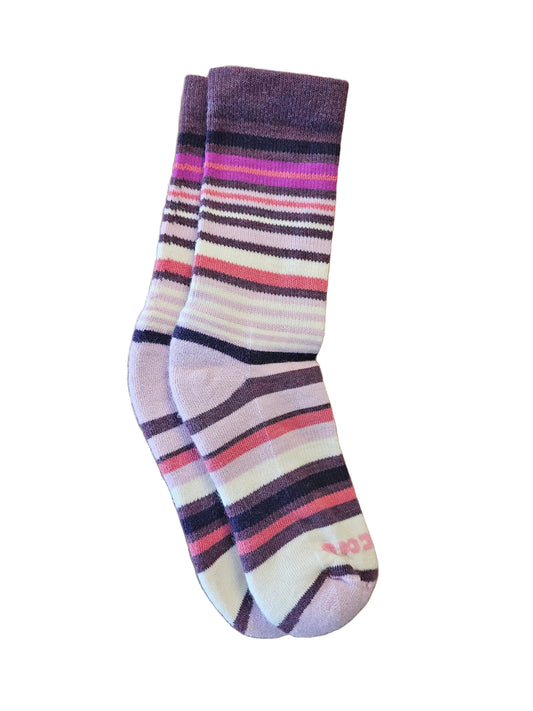 Women's Pacas Crew Pink & Purple Stripes