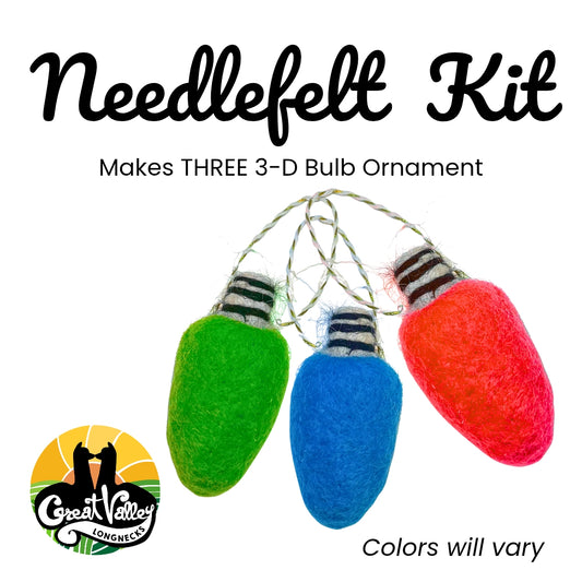 Needlefelt Kit - Christmas Bulbs