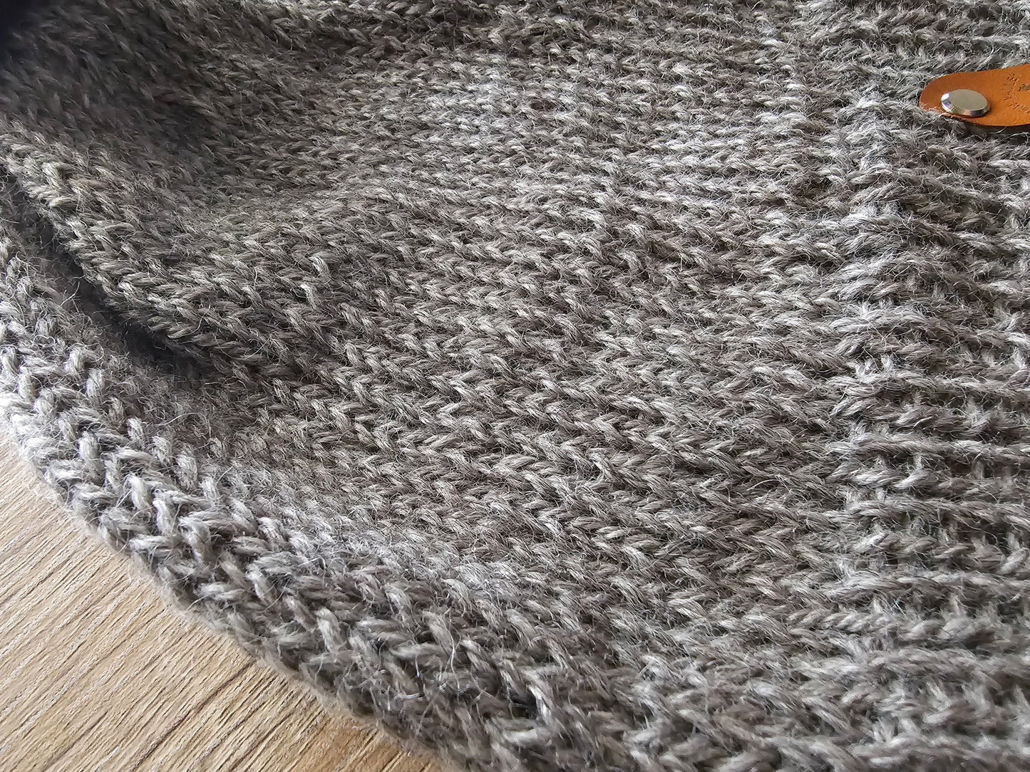 Handknit Michigan Alpaca Fiber Hat