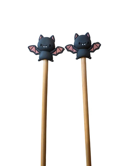 Bat Knitting Needle Keepers