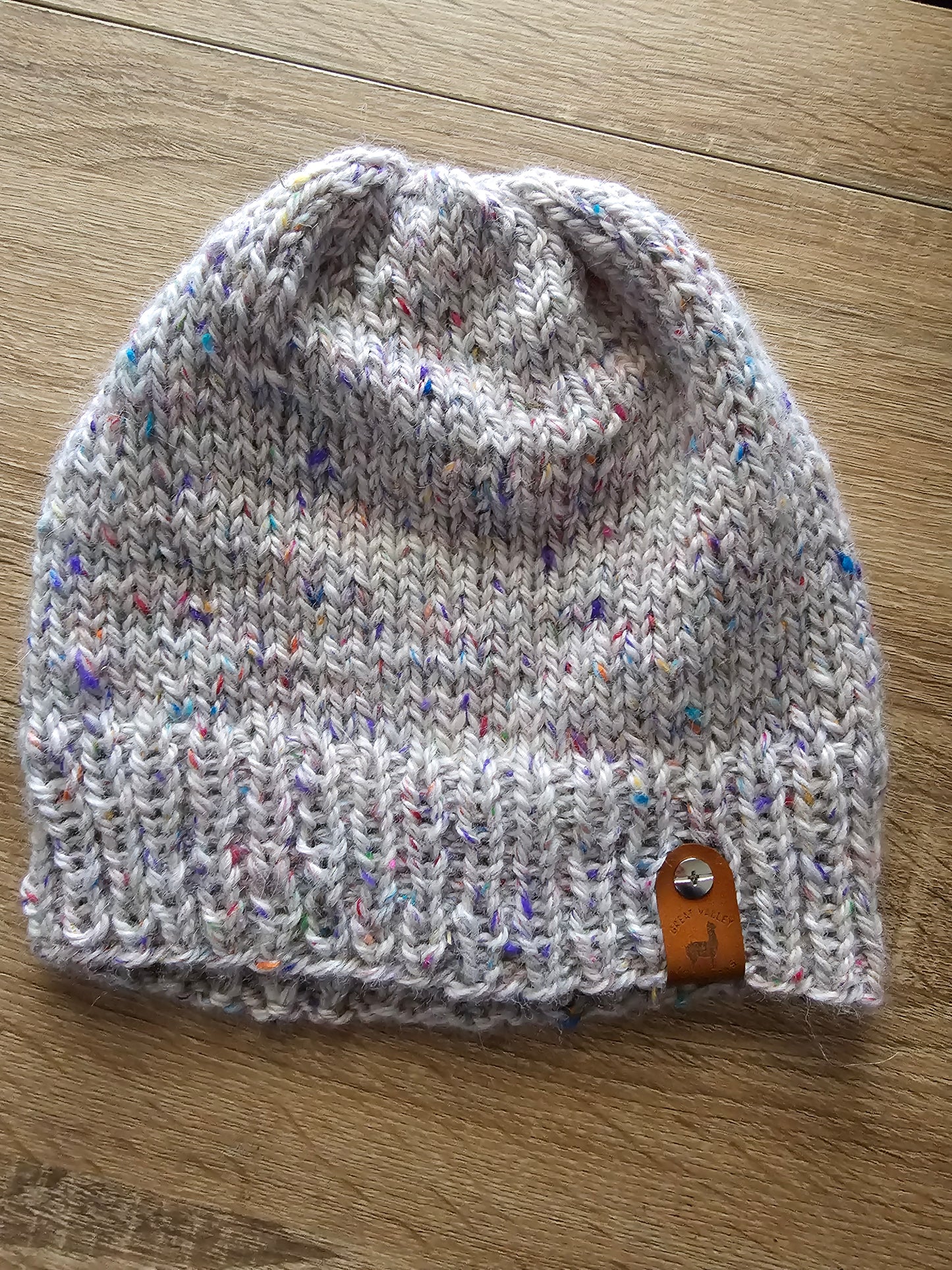 Handknit Michigan Alpaca Fiber Hat