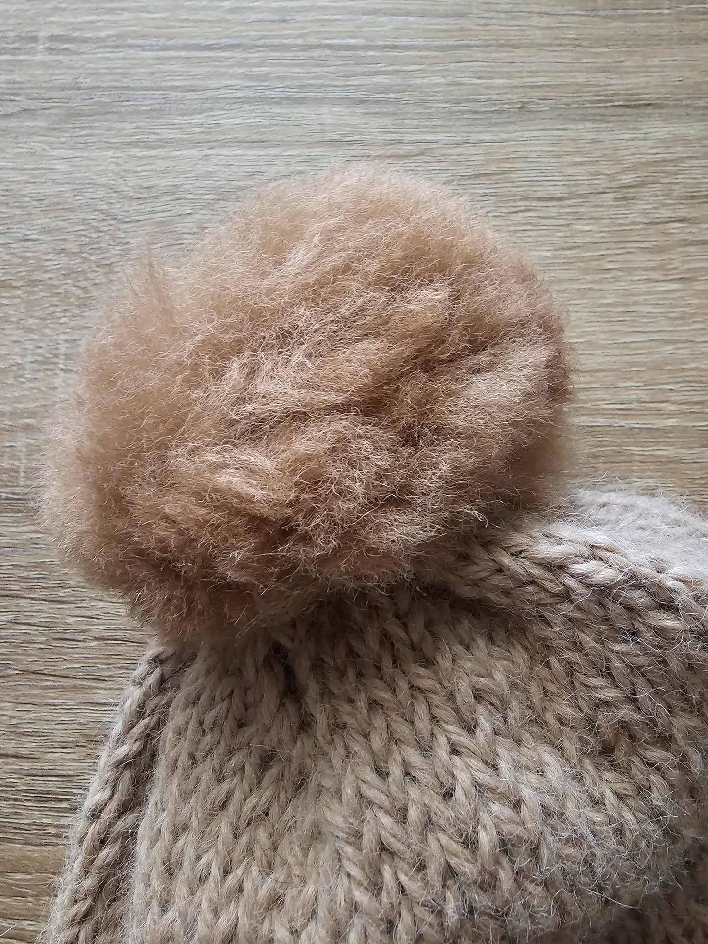 Handknit Michigan Alpaca Fiber Hat