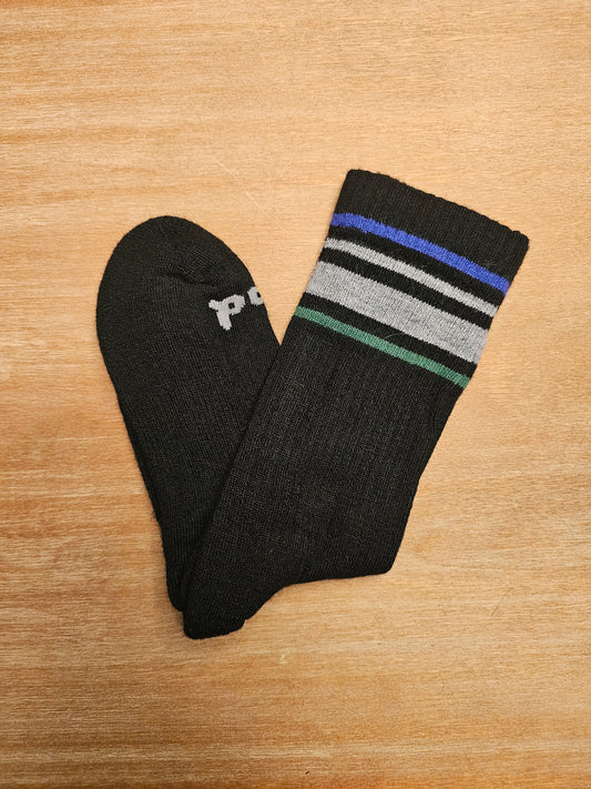 Men's Pacas Crew Socks Calf Stripes