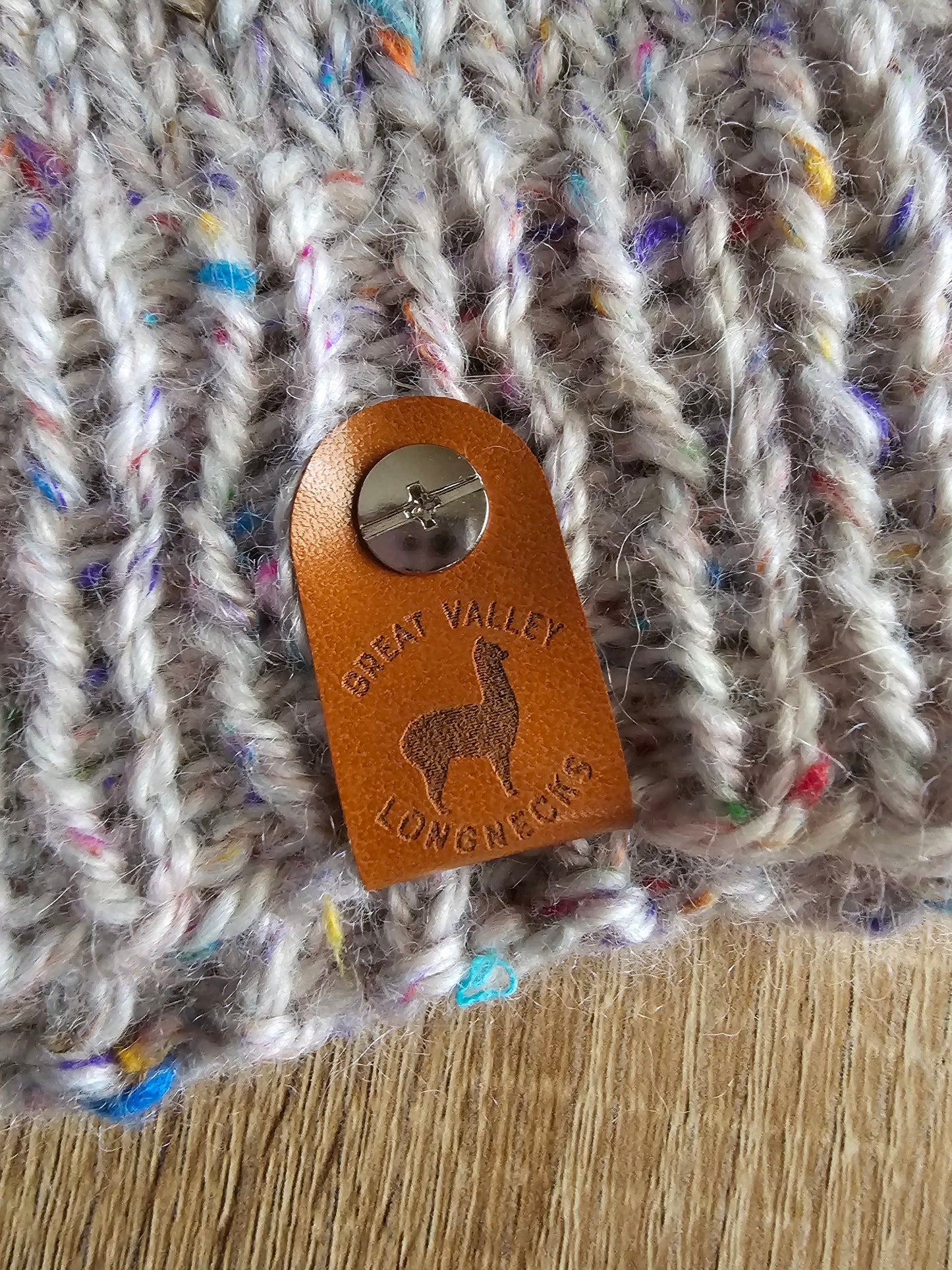 Handknit Michigan Alpaca Fiber Hat