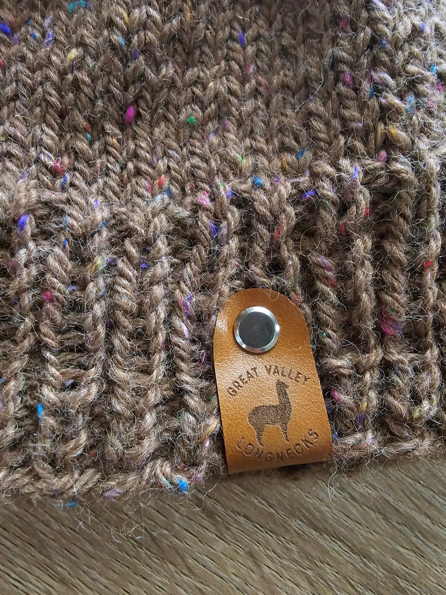 Handknit Michigan Alpaca Fiber Hat