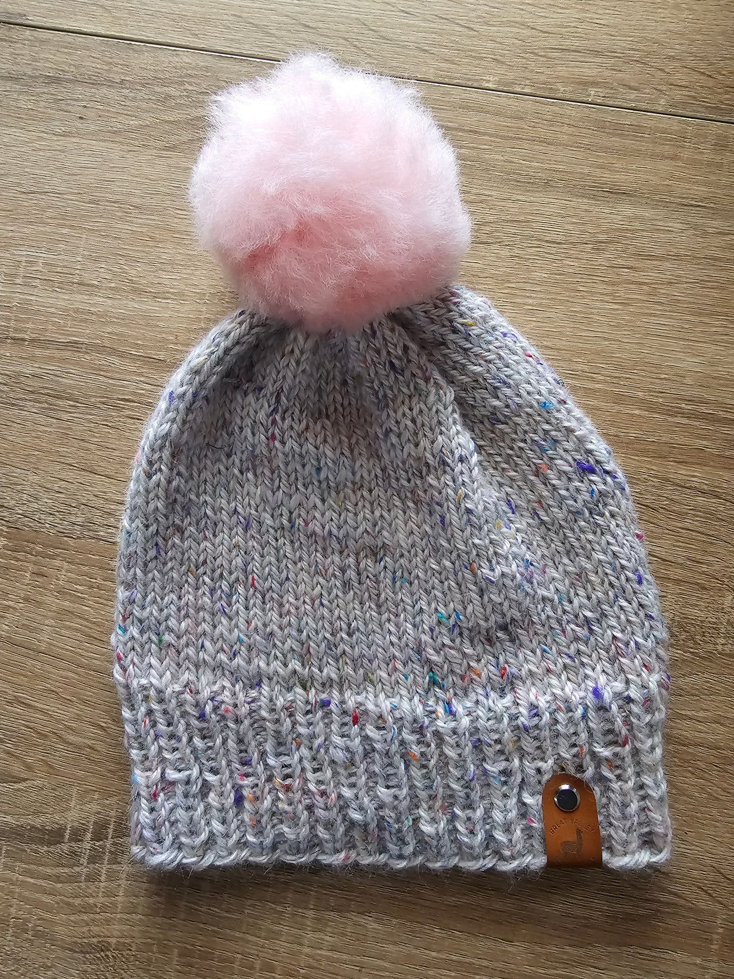 Handknit Michigan Alpaca Fiber Hat