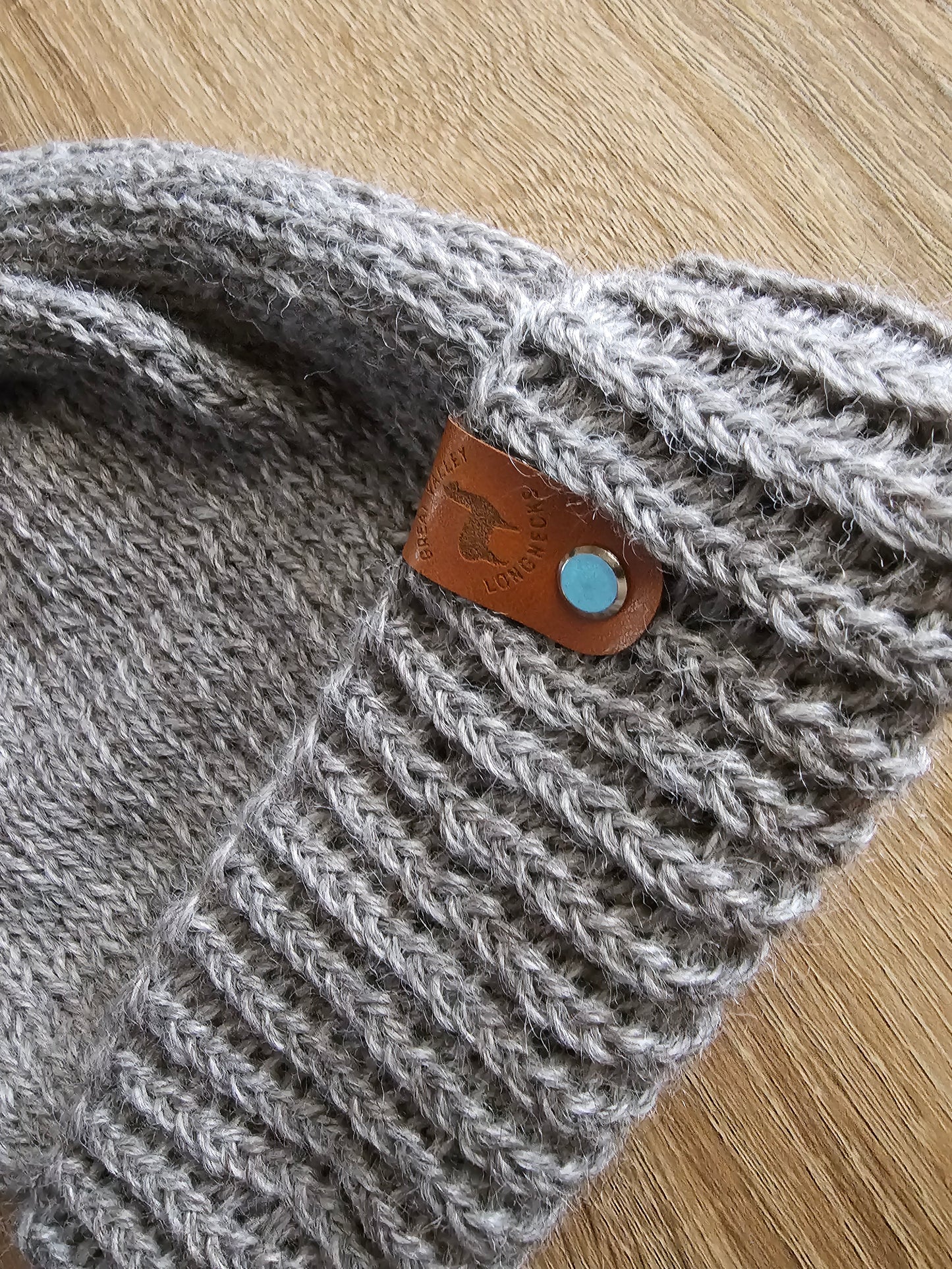 Handknit Michigan Alpaca Fiber Hat